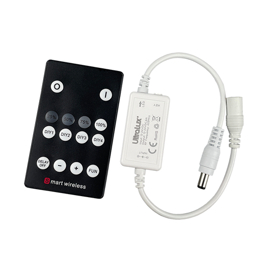 RF Мини димер за едноцветна LED осветление 6A, 12-24V DC / MNSCRF6A