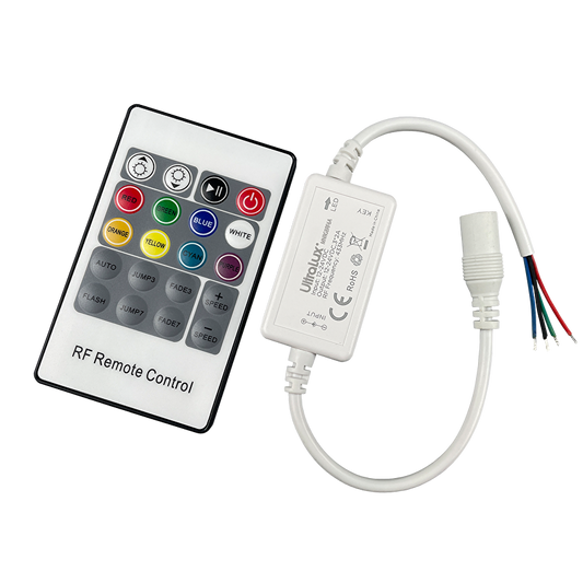 RF Мини контролер за RGB LED осветление, 6A, 12-24V DC / MNRGBRF6A