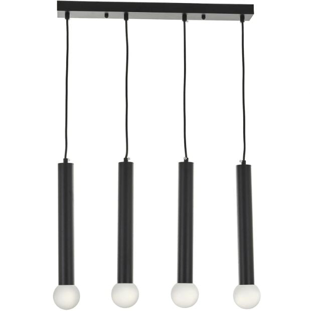 Полилей Arsanas, черен, led 4x6W, 3000-6000k, 2795/4 BK