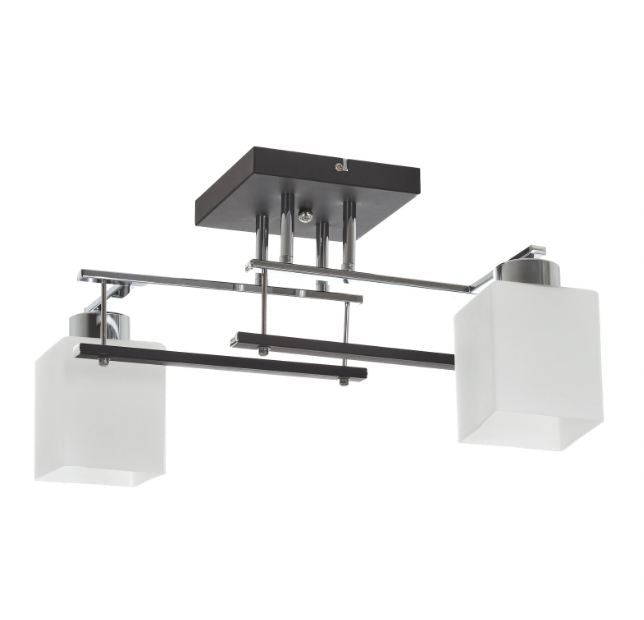 Метален полилей, тъмно кафяв, elbulgaria, 2x40w, 1454/2 cf