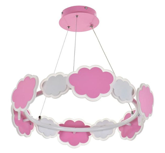 Полилей It's a girl, розов, 3000k-4000k-6000k, led 55w, 2455