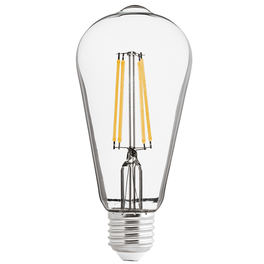 LED filament COB лампа крушка, димираща, 8W, E27, 4200K, 220-240V AC, неутрална светлина/LFST82742D