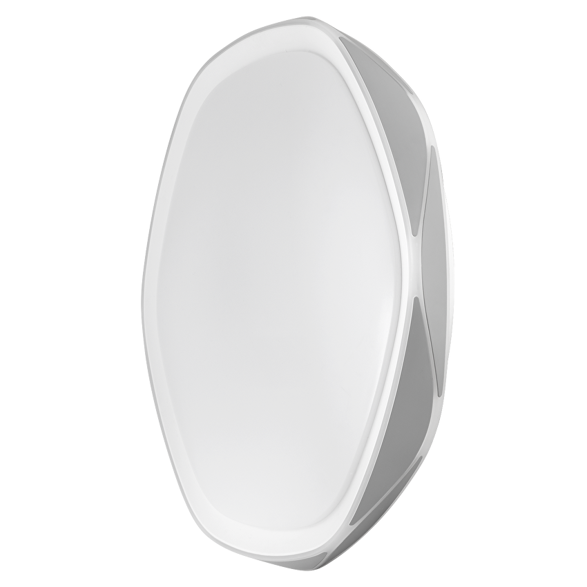 LED димираща CCT плафониера с дистанционно управление, сива, max. 72W, 3000K-6500К, 220-240V AC, кръг, IP20 / SPL6B72RC