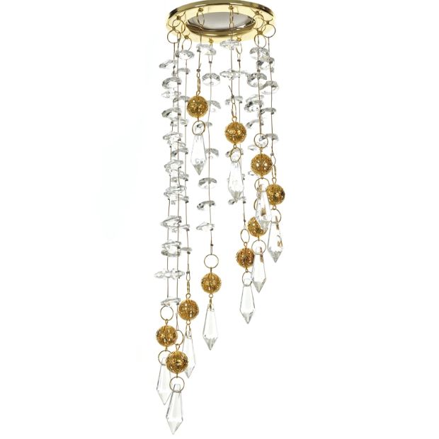 Луна за вграждане Lavish, златен, 1xGU10, 3072 GD