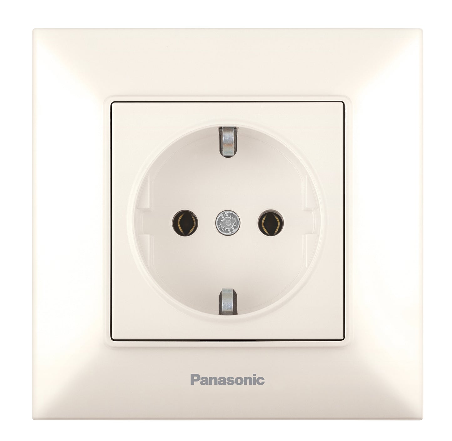 PANASONIC - Контакт шуко Panasonic Arkedia Slim крем WNTC0202-2BG