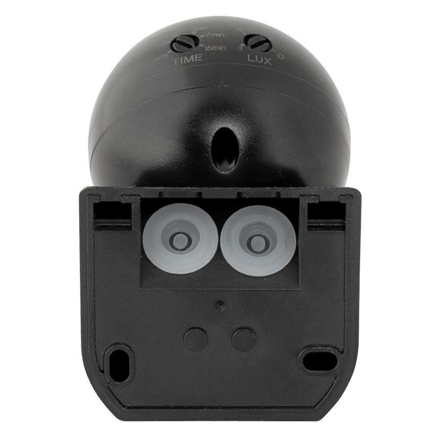 PIR сензор за движение за открит монтаж с черна леща, 180°, 12m, IP44, черен / PSD44BE