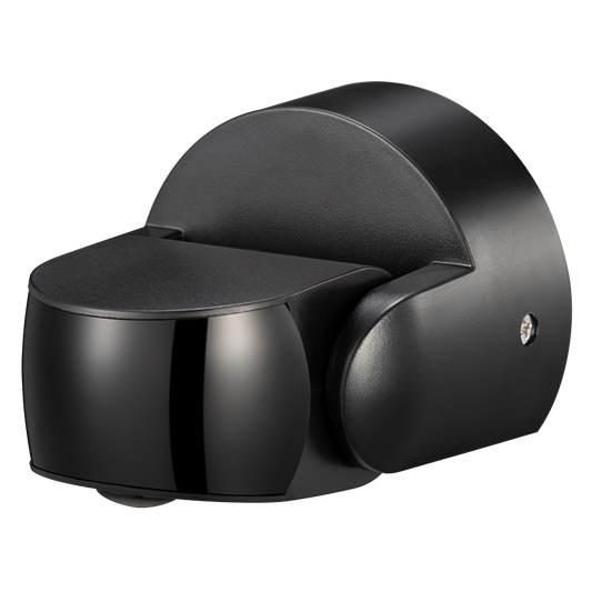 PIR сензор за движение за открит монтаж с черна леща, 2xPIR, 180°/360°, 9m, IP65, черен / SD2P65BE