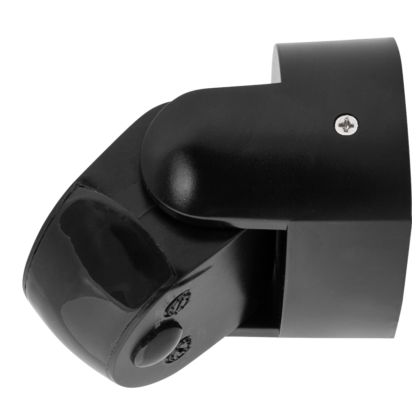 PIR сензор за движение за открит монтаж с черна леща, 2xPIR, 180°/360°, 9m, IP65, черен / SD2P65BE