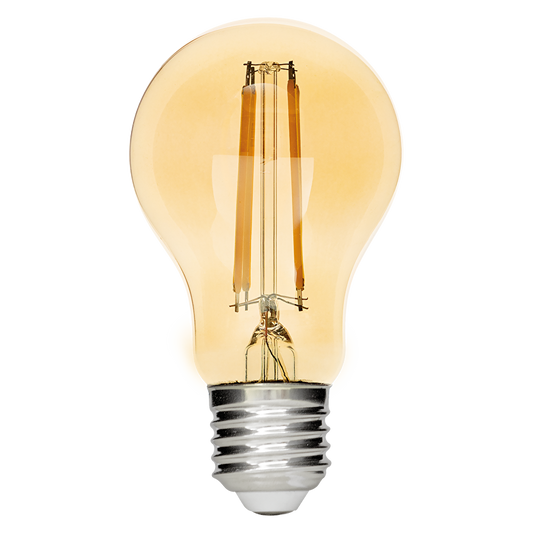 LED filament лампа крушка, димираща, 8W, E27, 1800K, 220-240V AC, амбър/LFB752718D