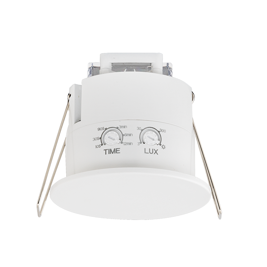 Микровълнов cензор за присъствие и движение за вграждане, 360°, 1200W/600W, 4m, IP54 / MRPV