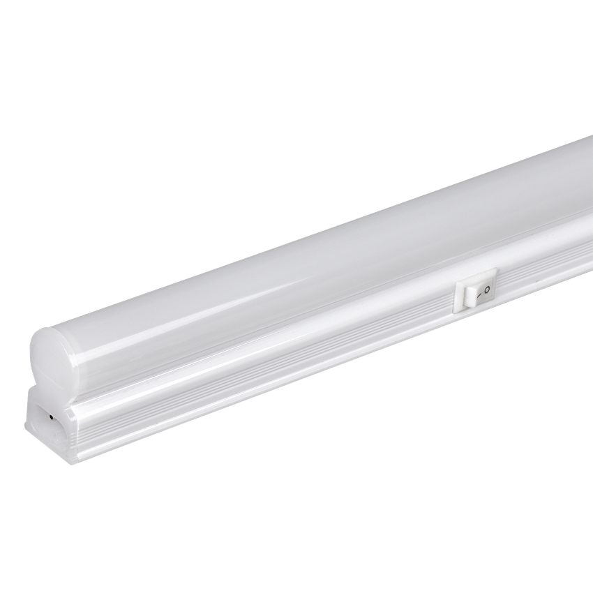 LED линейно осветително тяло Т5 с ключ, 10W, 6000K, 220-240V AC, IP20, студена светлина / LST51060M