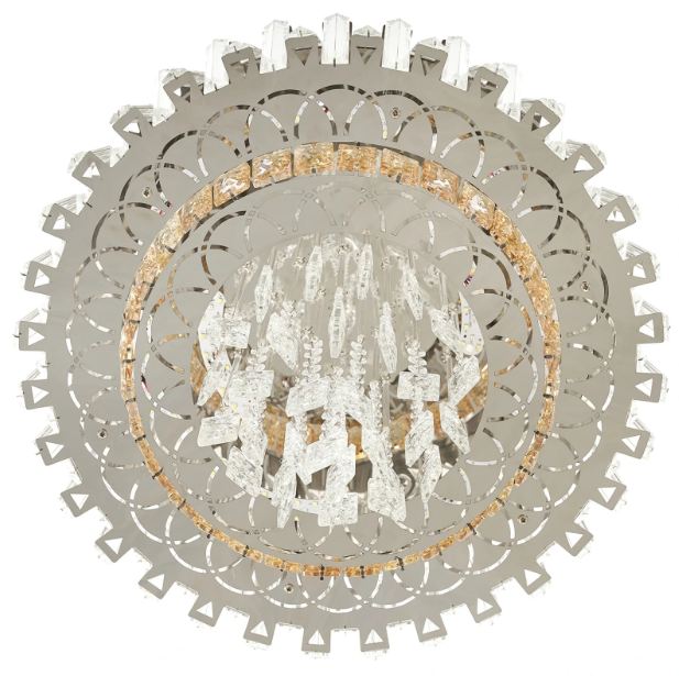 Плафон Casablanca, хром, led 50w, RGB, 2700-6000k, 2848/50