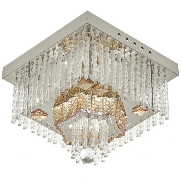 Плафониера Tenerife, хром, led 16w, 3000-6000k+RGB, 2849/30