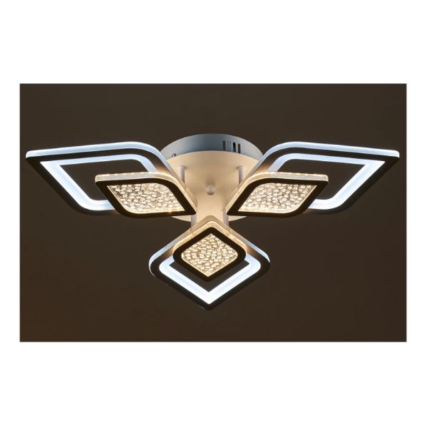 Плафон lupus, бял, led 84w, 3000K-4000K-6000K, 2485/84W