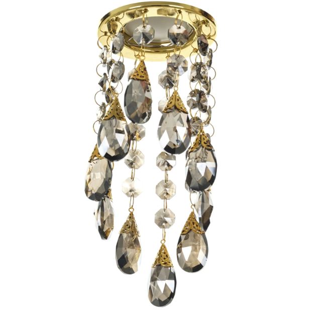 Луна за вграждане Drops, златен, 1xGU10, 3073 GY