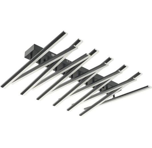 Полилей със смарт управление Ophidian, черен, led 100w, 3000-6000k, 4129/12TU BK