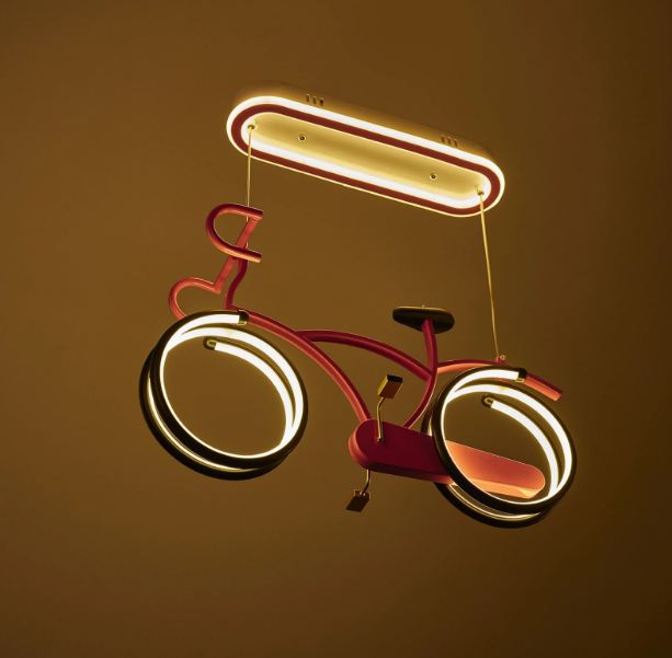 Полилей Wheels, розов, 3000k-4000k-6000k, led 42w, 2649 pk