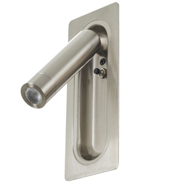 Спот Berlin, мат хром, led 3w, 3000k, 3065 sn