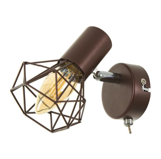 Спот Star, кафяв, 1xe14, 2180/1w gd