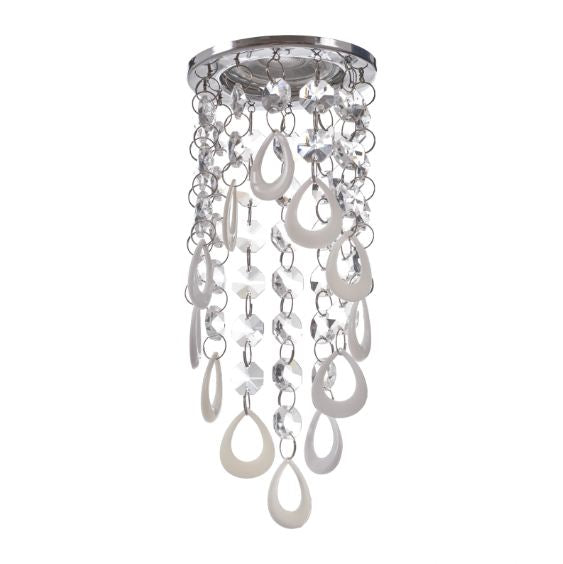 Кристална луна, хром, 1x40w, 1691 ch