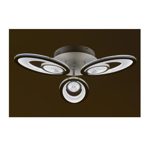 Плафон issa, бял, led 80w, 3000K-4000K-6000K, 2486/80W