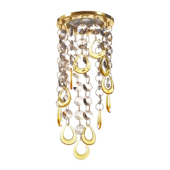 Кристална луна, злато, 1x40w, 1691 gd