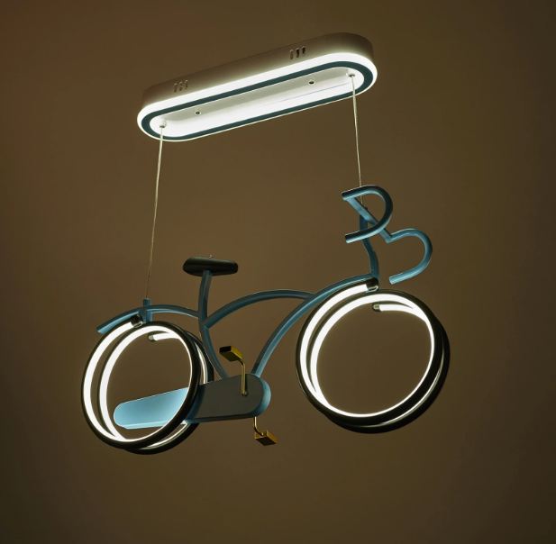 Полилей Wheels, син, 3000k-4000k-6000k, led 42w, 2649 bl