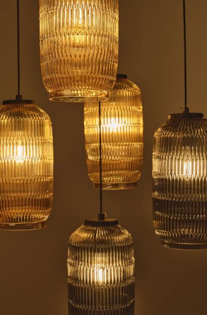 Полилей Polymia, черен, 5xE27, 4245/5