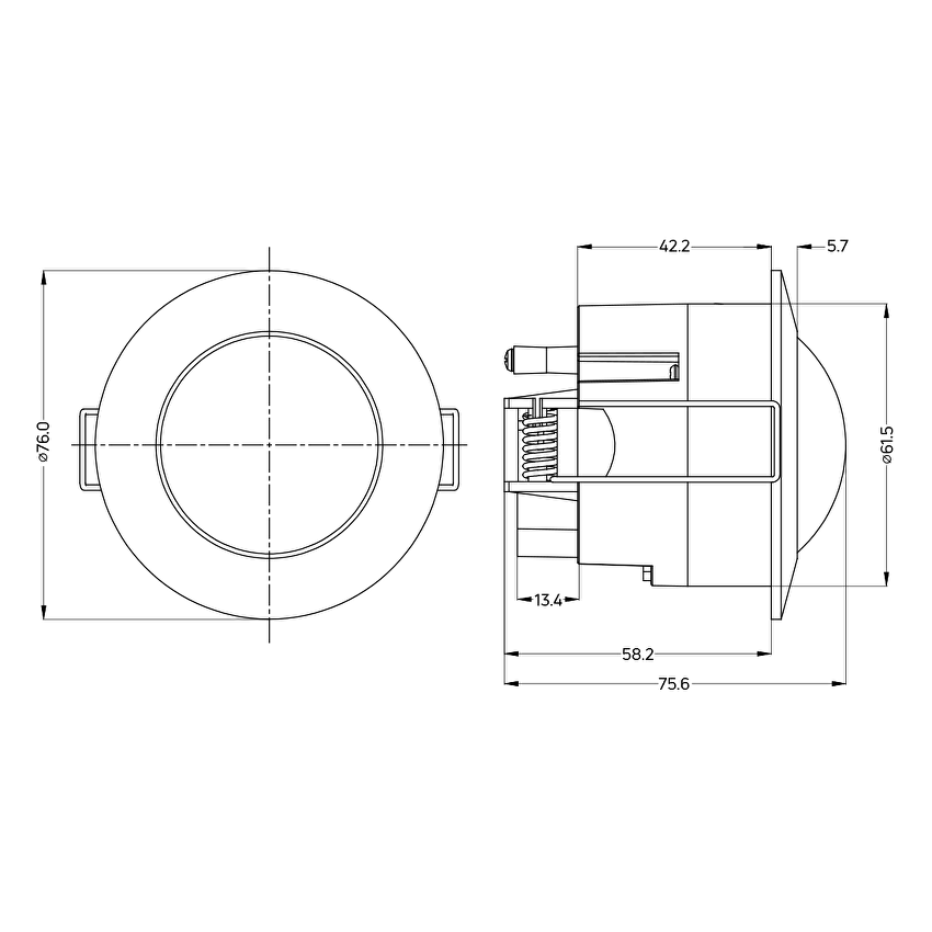 Сензор за движение, за вграждане / SDV