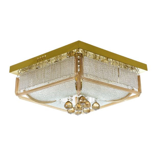 Кристален плафон, злато, 8x40w+led rgb, 1830/50 gd