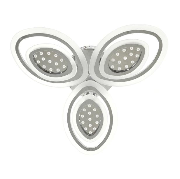 Плафон Peony, хром, led 57w, 4000k, 2309