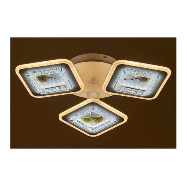 Плафон shine, бял, led 96w, 3000K-4000K-6000K, 2488/96W