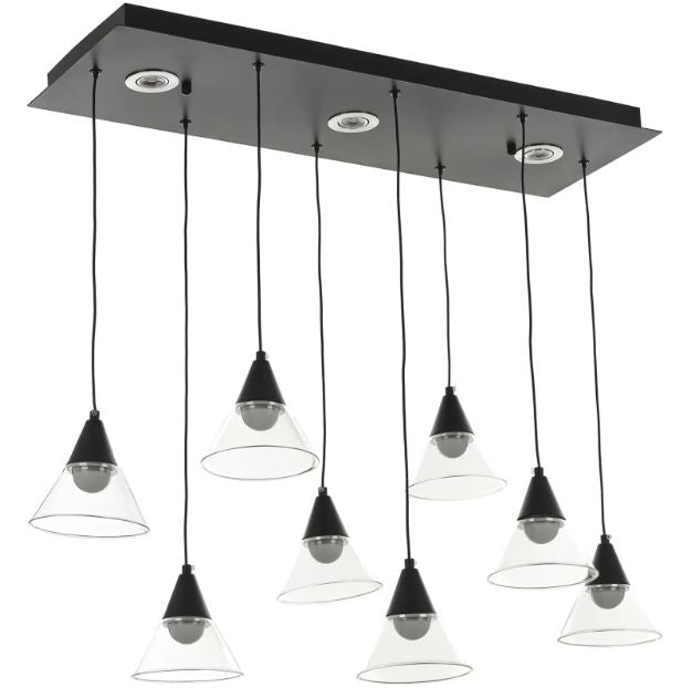 Полилей Lizzie, черен, led 40w, 3000-6000k, 4231/8L BK