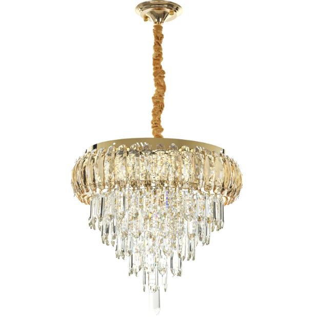 Полилей Venicе, златен, led 120w, 3000-6000k, 4259/r45 gd
