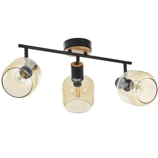 Спот Lucas, черен, 3xE14, 4048/3