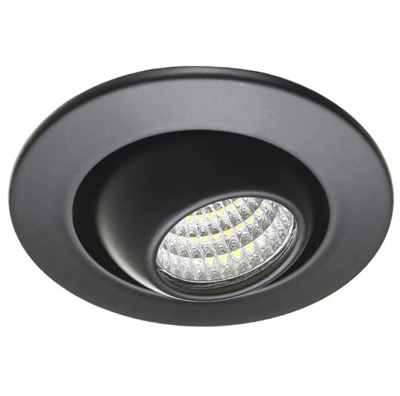Луна за вграждане Cosmo, черен, led 3w, 3000-6000k, 4117/R BK