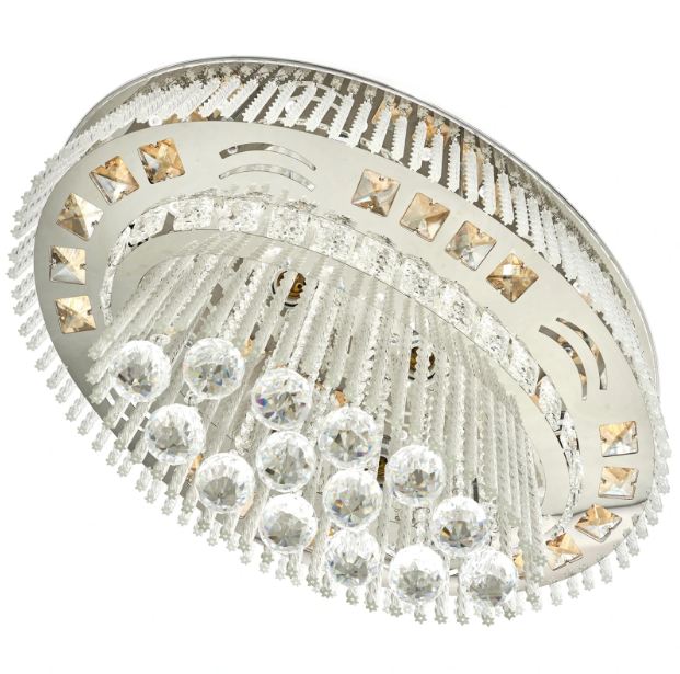 Плафон New Delhi, хром, 8xE27+led 9w, 3086/60 CH