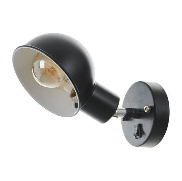 Метален спот, черен, 1x40w, 2030s bk