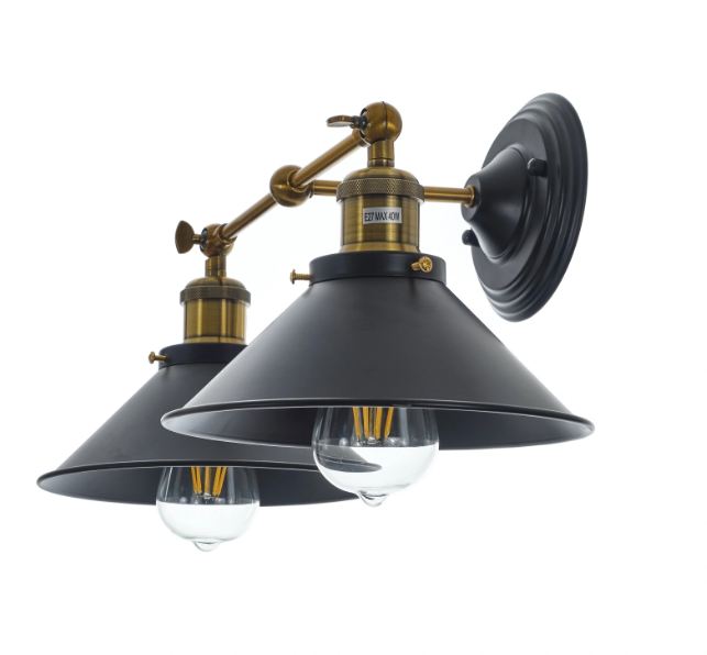 Метален аплик, 2x8w, 1860a/2w