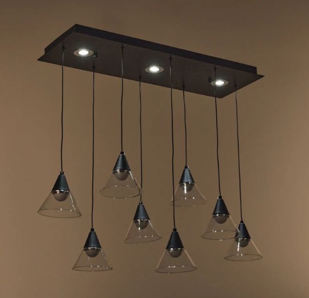Полилей Lizzie, черен, led 40w, 3000-6000k, 4231/8L BK
