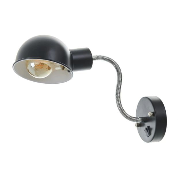 Метален аплик, черен, elbulgaria, 1x40w, 2030l bk