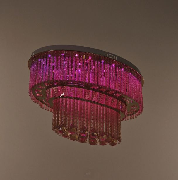Плафон New Delhi, злато, 8xE27+led 9w, 3086/60 GD