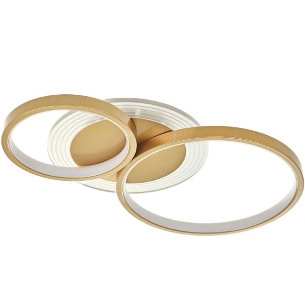 Плафон Orion със смарт управление, златен, led 68w, 6800lm, 3000-6000k, 2814GD/2T