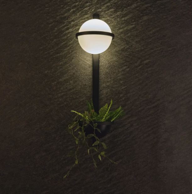 Аплик Selene, черен, led 20w, 3000k, 4172/1W BK