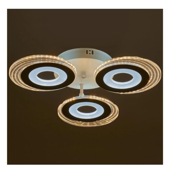 Плафон Pabo, бял, led 48w, 3000k-4000k-6000k, 2414
