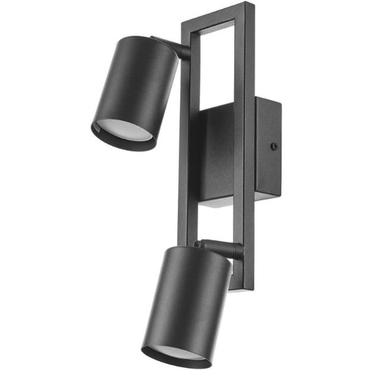 Спот Carlos, черен, 2xGU10, 4105/2 BK