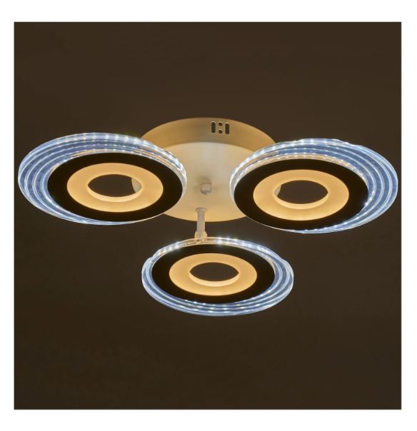 Плафон Pabo, бял, led 48w, 3000k-4000k-6000k, 2414
