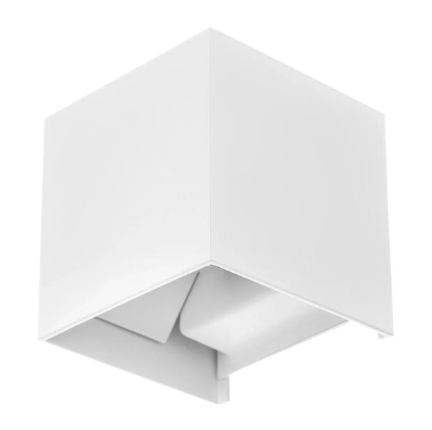 Метален аплик с регулиране ъгъла на светене , бял, led 12w, 4000k, 1820 wh
