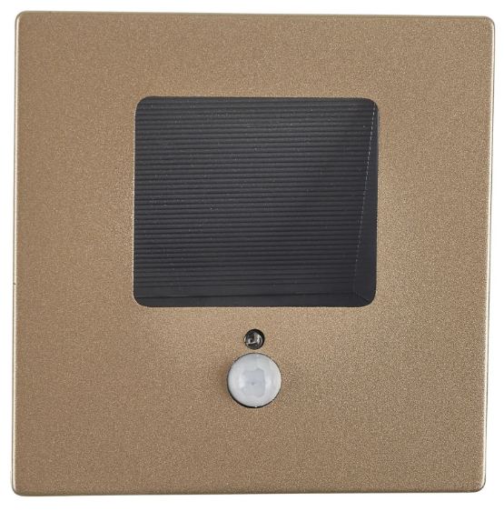 Луна Frode със сензор за движение, бронз, led 3w, 4000k, 4101