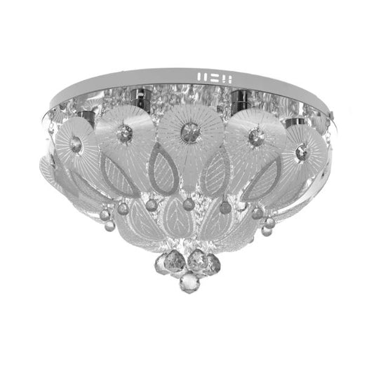 Кристален плафон, хром, 8x40w+led rgb, 1834/60 ch